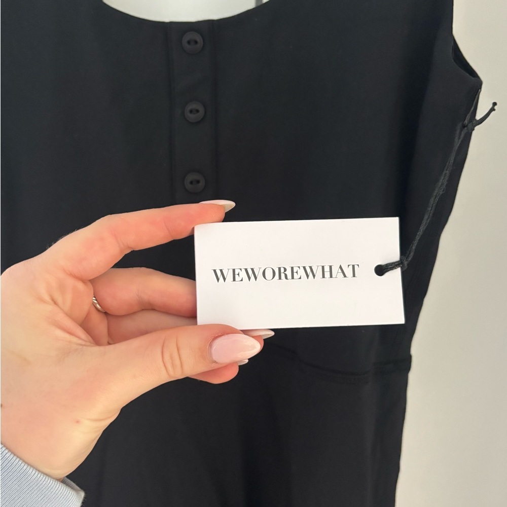 WeWoreWhat Black sporty jumper